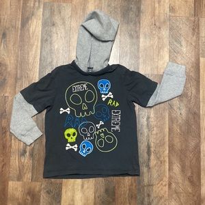 Osh Kosh B’Gosh Hooded Long Sleeve Top boys 6‎